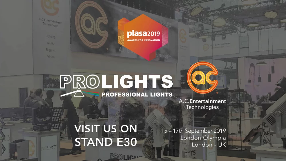 PROLIGHTS at PLASA 2019