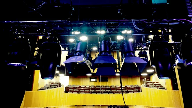 PROLIGHTS fixtures inside the Cultural Center in Brzeg