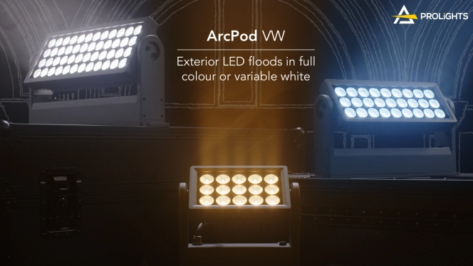 PROLIGHTS ArcPod, ora in bianco variabile (VW)