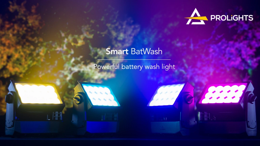 PROLIGHTS lancia il suo nuovo Smart BatWash