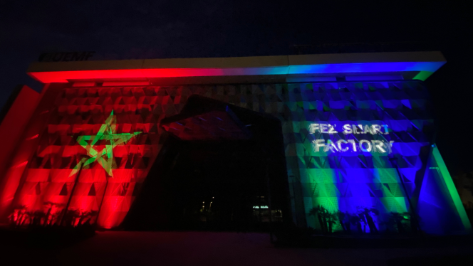 PROLIGHTS product lit up Fez Smart Factory at UEMF 
