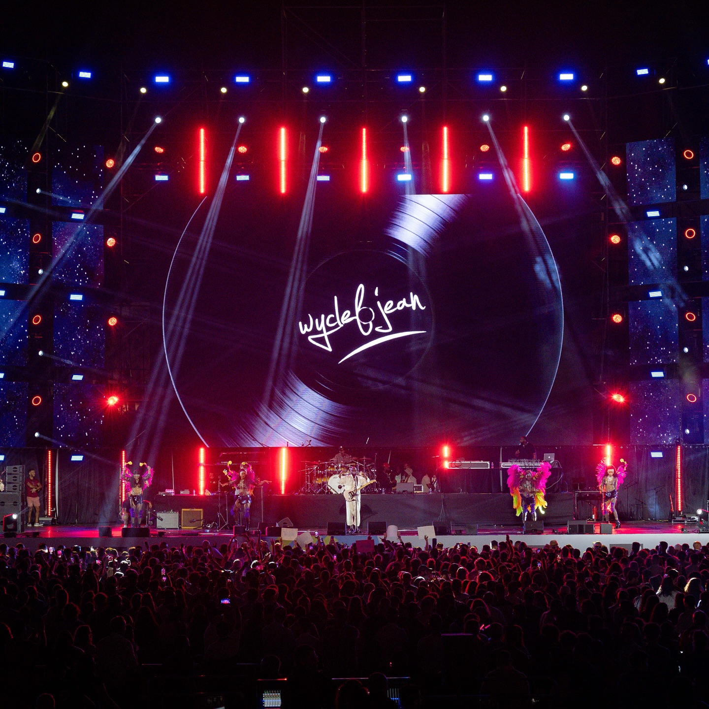 Il palco della Casablanca Music Week illuminato da PROLIGHTS
