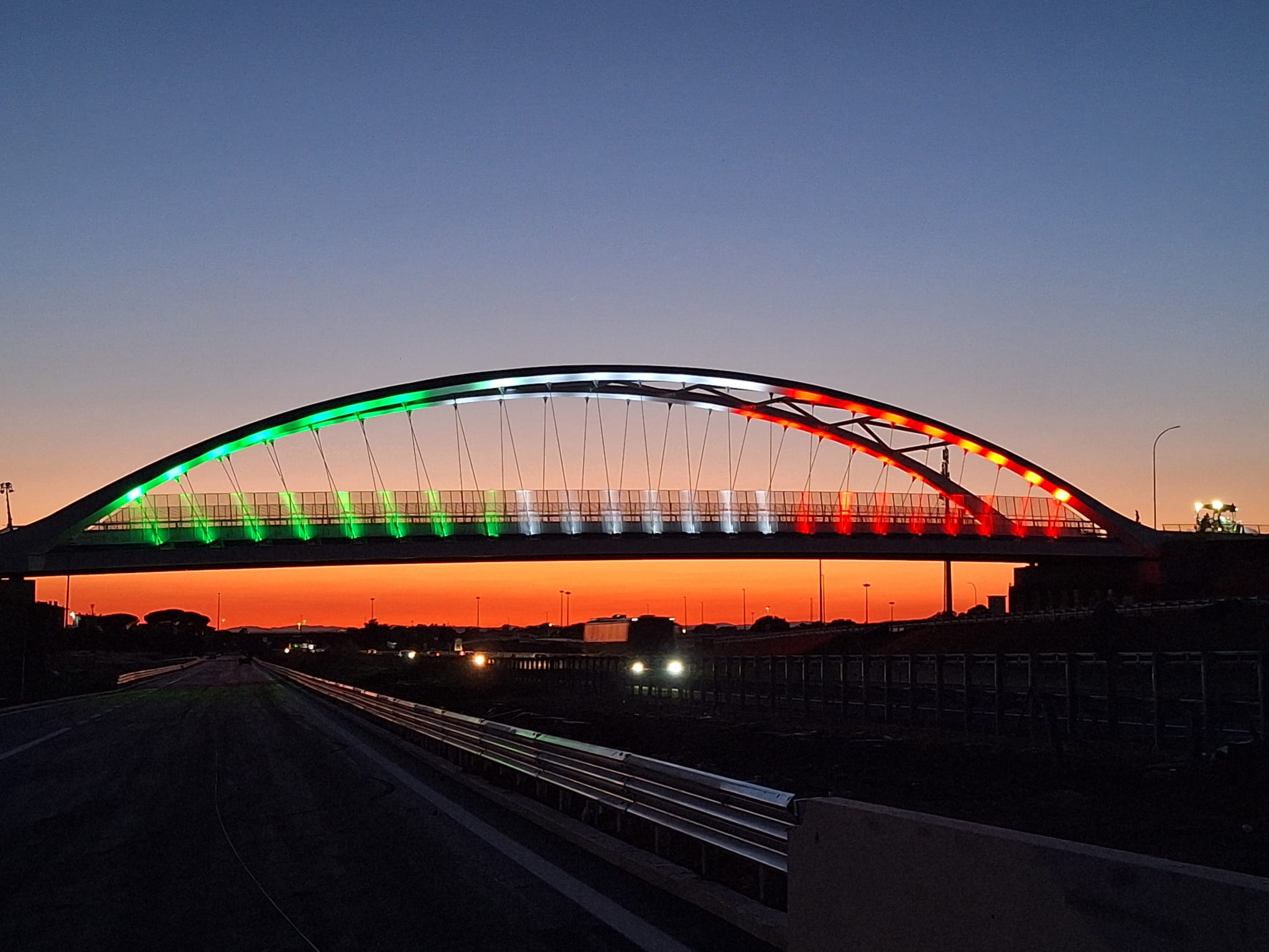 PROLIGHTS cura l'illuminazione del Ponte di Tor Vergata