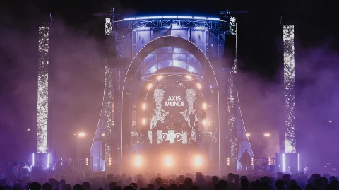 SunBar FLX Shapes Axis Mundi Stage at Adriatic Sound Festival